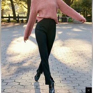 Lulus Like Black Trouser Pants size Large NWTs